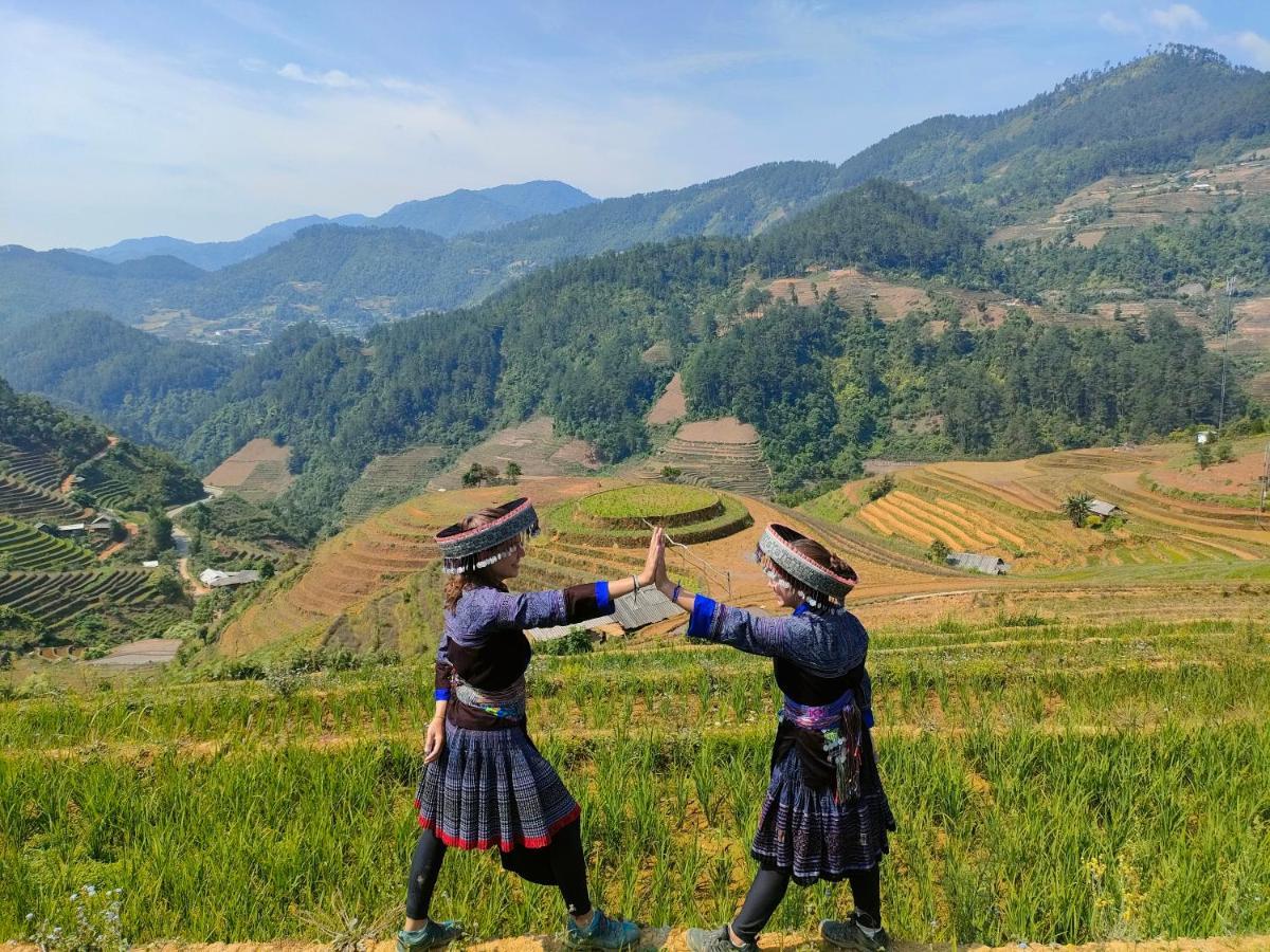 Indigenous Homestay- Trek- Food- Bus Mu Cang Chai Kültér fotó