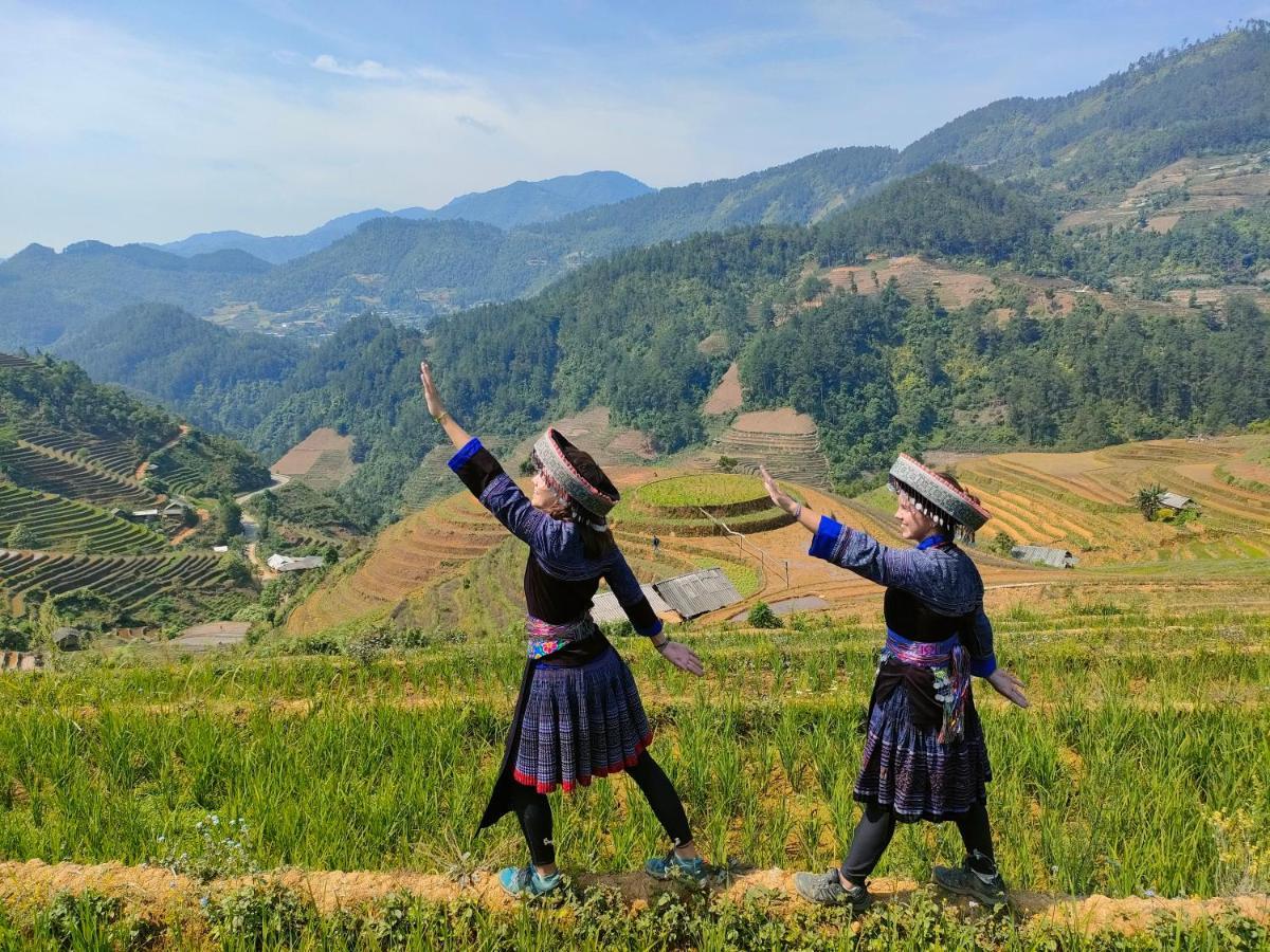 Indigenous Homestay- Trek- Food- Bus Mu Cang Chai Kültér fotó