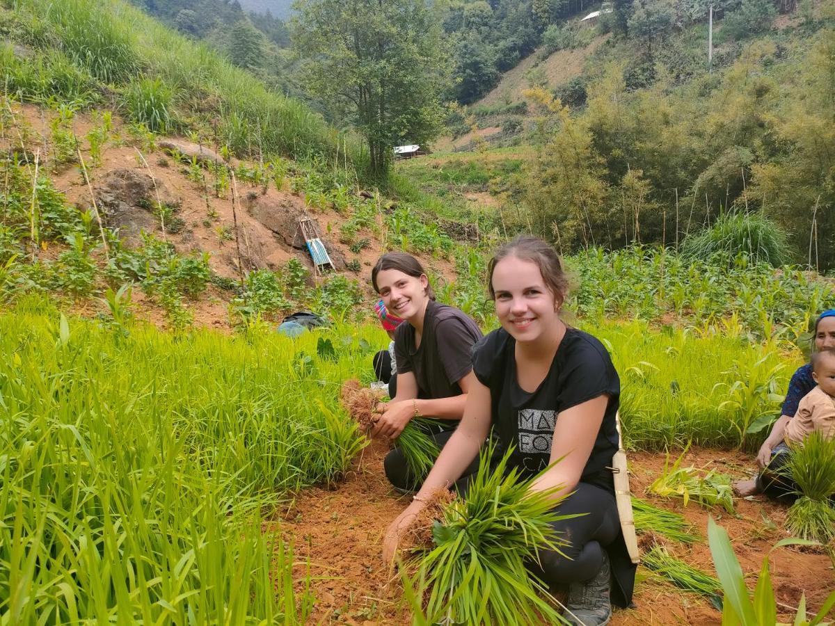 Indigenous Homestay- Trek- Food- Bus Mu Cang Chai Kültér fotó