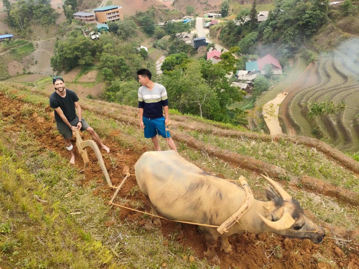 Indigenous Homestay- Trek- Food- Bus Mu Cang Chai Kültér fotó