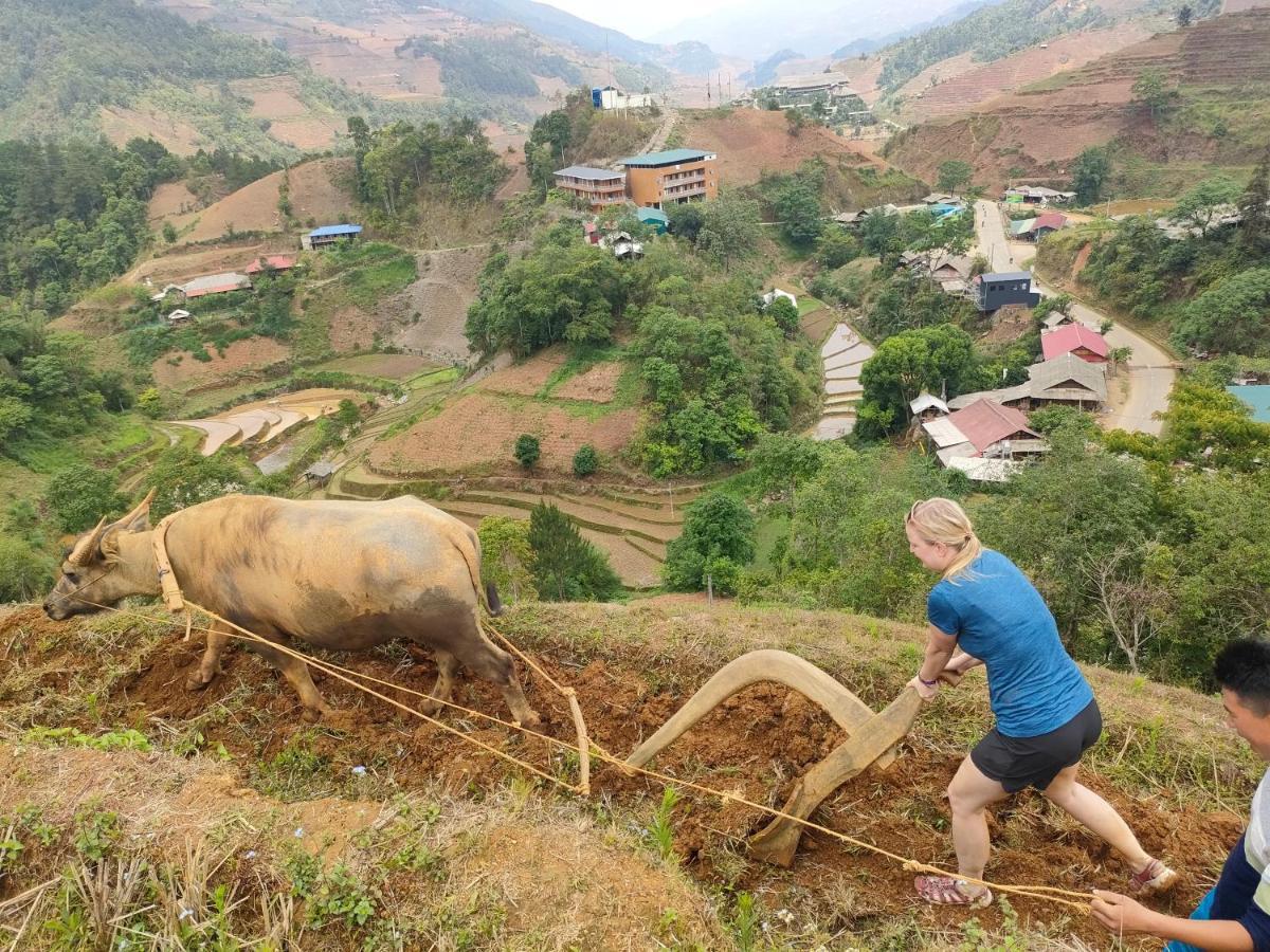 Indigenous Homestay- Trek- Food- Bus Mu Cang Chai Kültér fotó