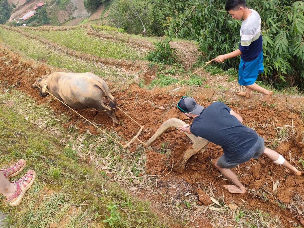 Indigenous Homestay- Trek- Food- Bus Mu Cang Chai Kültér fotó