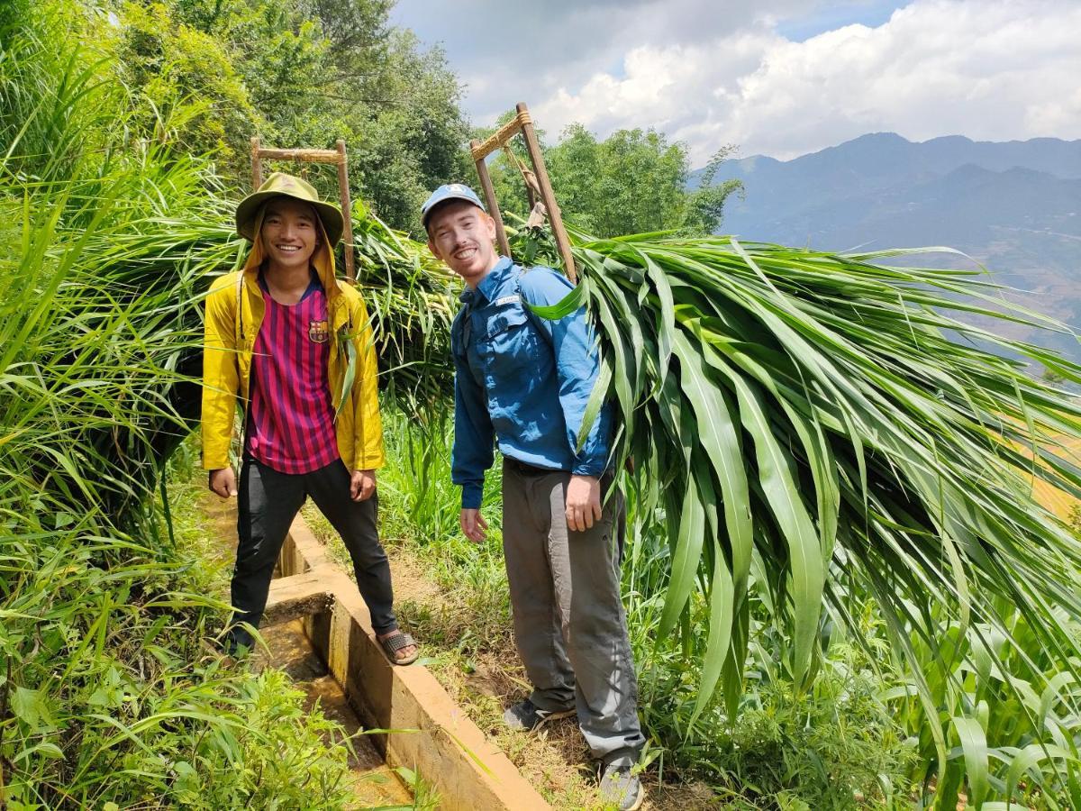 Indigenous Homestay- Trek- Food- Bus Mu Cang Chai Kültér fotó
