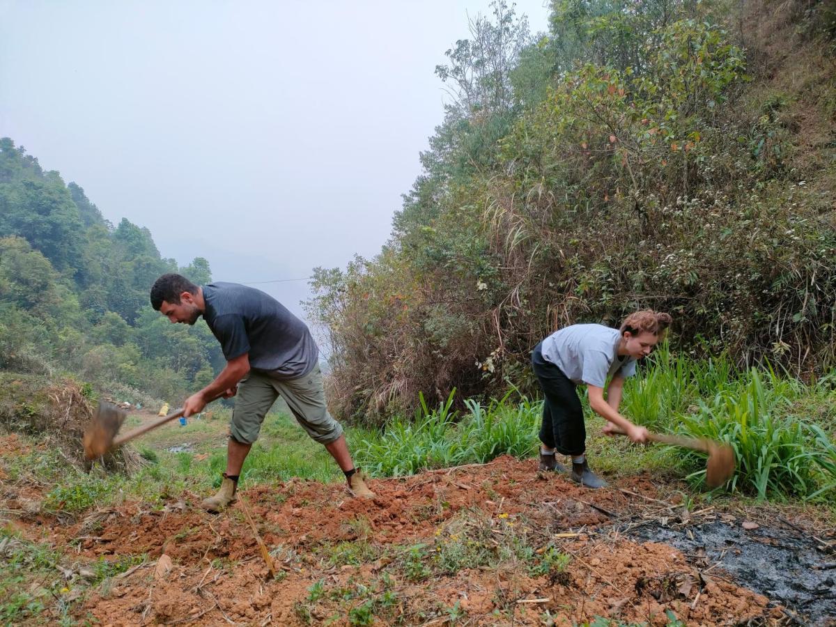 Indigenous Homestay- Trek- Food- Bus Mu Cang Chai Kültér fotó